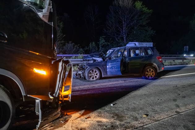 Rheinland-Pfalz, Verkehrsunfall auf der A61 bei LAudert