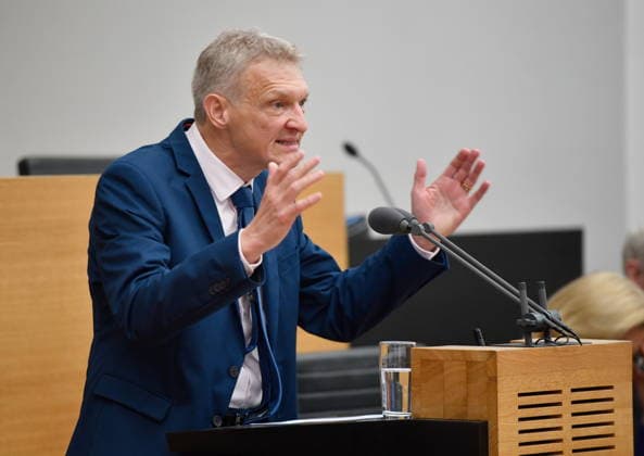 Saarland, Plenarsitzung im Landtag in Saarbrücken