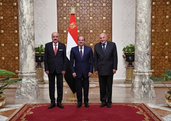 Ägypten, Abdel Fattah al-Sisi empfängt Ahmed Attaf in Kairo
