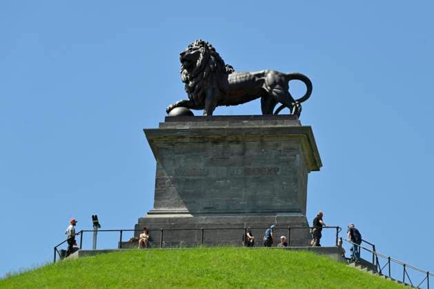Belgien, Abschluss der Sanierung am Löwen von Waterloo