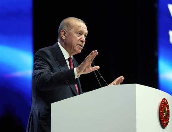 Türkei, Recep Tayyip Erdogan nimmt an Gipfeltreffen zu natürlichen Ressourcen in Istanbul teil