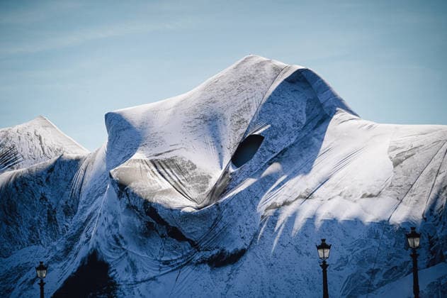 Frankreich, Die Höhle von Pont-Neuf JR-Installation in Paris