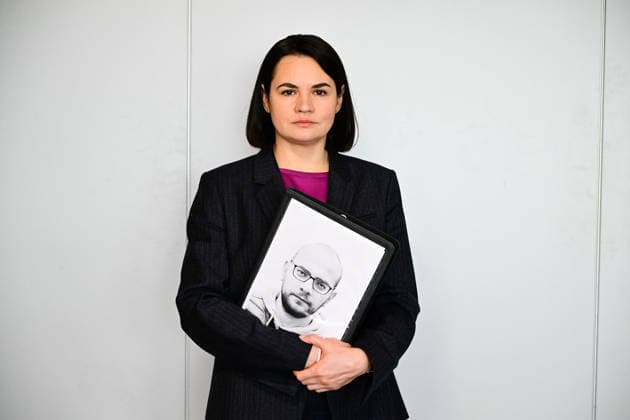 Tschechien, Swjatlana Zichanouskaja Interview