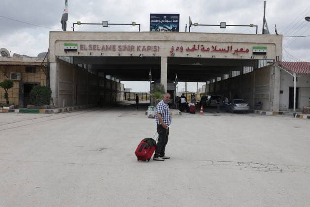 Syrien, Andrang am Grenzübergang Bab al-Salam vor Eid al-Adha