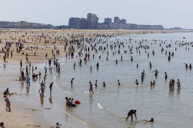 Belgien, Strandwetter in Oostende