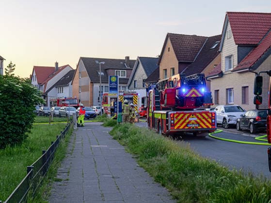 Niedersachsen, Wohnungsbrand in Lehrte