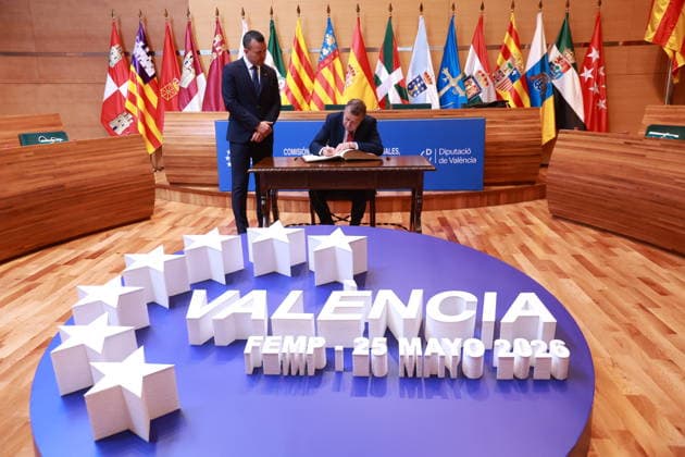 Spanien, Treffen der Kommission der Provinzräte, Cabildos und Inselräte in Valencia