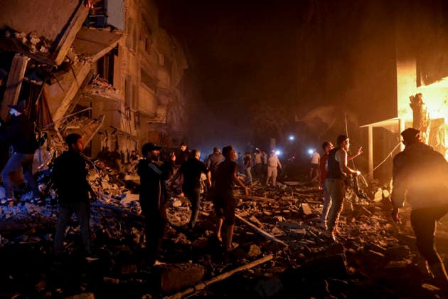 Nahostkonflikt, Gaza, Israelischer Luftangriff auf Nuseirat