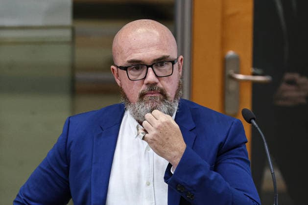 AfD-Politiker Hans-Thomas Tillschneider verteidigt russische Armeetasse im Büro, Archivbilder