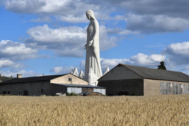 Polen, Marienstatue von Konotopie, Archivbilder