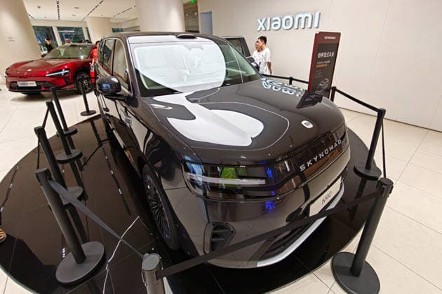 China, Xiaomi Skynomad SUV Shop in Shanghai