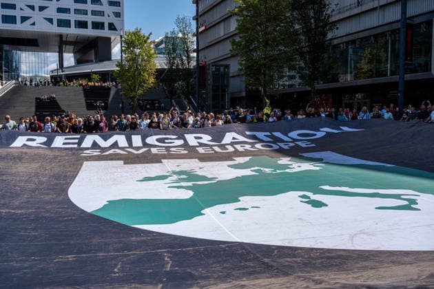 Niederlande, Demonstration fordert Remigration in Utrecht