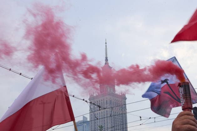 Polen, Gedenken an 82 Jahre Warschauer Aufstand