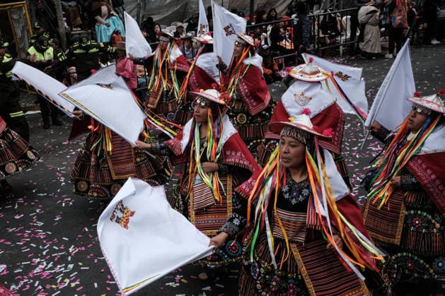 Gran Poder Festival in La Paz, Bolivien