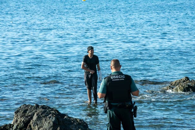 Spanien, Migranten in Ceuta