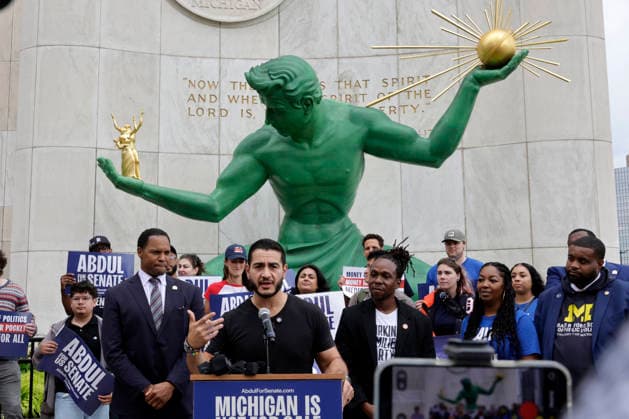 USA, Abdul El-Sayed Wahlkampf in Detroit