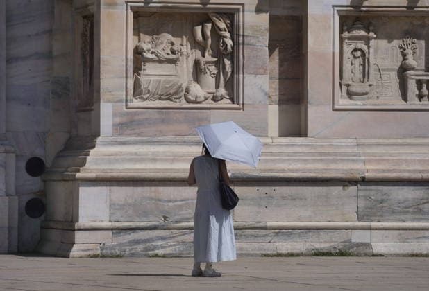 Italien, Hitzewelle in Mailand