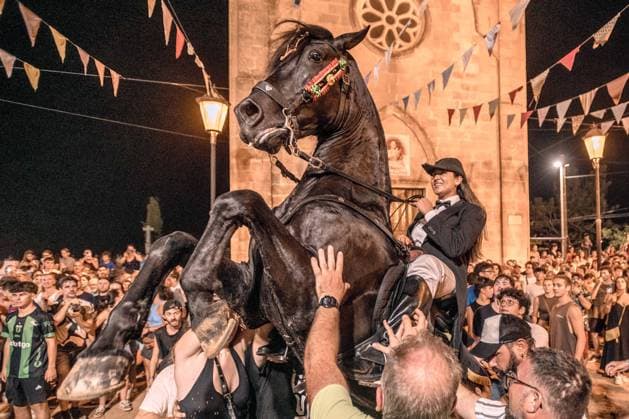 Spanien, Sant Gaieta Festival in Llucmacanes