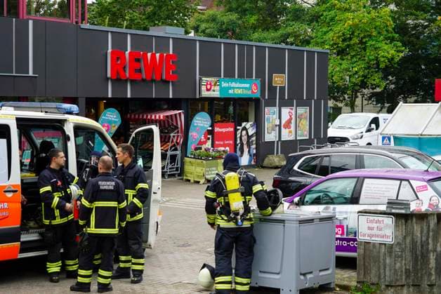 Hamburg, Kühlmittel in einem Supermarkt ausgetreten