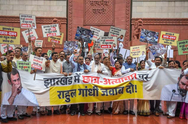 Indien, Studierendenprotest in Ranchi