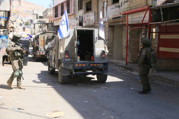 Nahostkonflikt, Westjordanland, Razzia in Nablus