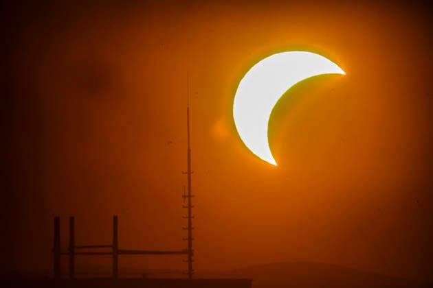 Sonnenfinsternis, Eindrücke aus Ungarn