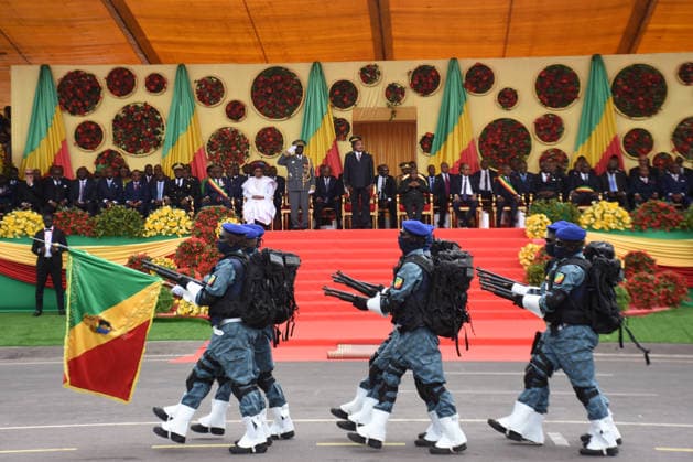 Republik Kongo, Parade zum 66. Unabhängigkeitstag in Brazzaville