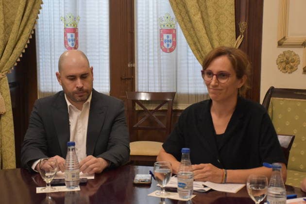 Spanien, Gesundheitsministerin Monica Garcia besucht Ceuta