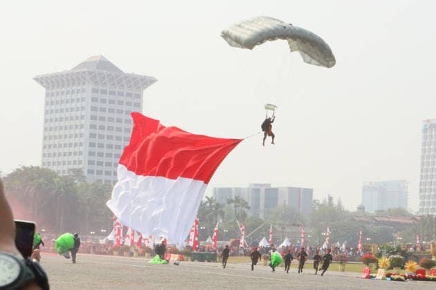 Indonesien, Feier zum Unabhängigkeitstag in Jakarta
