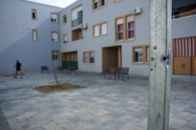 Spanien, Spurensicherung nach tödlichen Schüssen in Isla Cristina