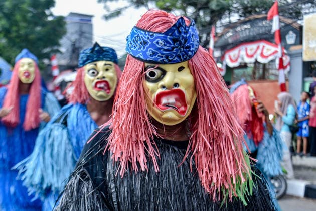 Indonesien, Feier zum Unabhängigkeitstag in Bandung