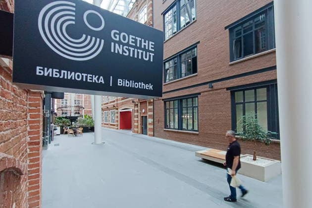 Russland schliesst schließt Goethe-Institute in Moskau und St.Petersburg - Archivbilder