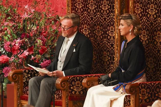 Niederlande, Prinsjesdag in Den Haag, Rede von König Willem-Alexander im Königlichen Theater