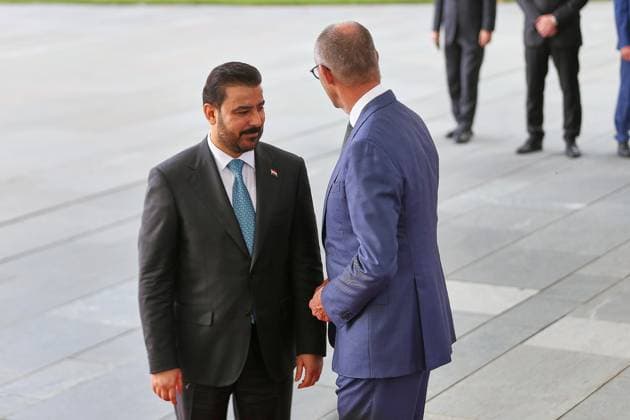 Berlin, Friedrich Merz trifft Ali al-Zaidi