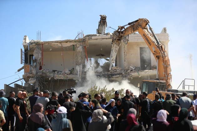 Nahostkonflikt, Westjordanland, Abriss palästinensischer Häuser bei Hebron