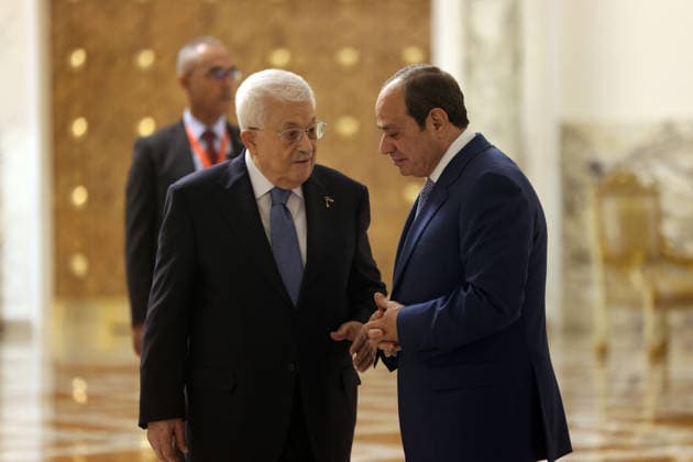 Ägypten, Mahmoud Abbas trifft Abdel Fattah al-Sisi in Kairo