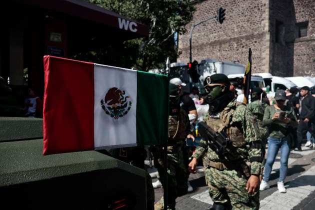 Mexiko, Feierlichkeiten zum Unabhängigkeitstag in Mexiko-Stadt