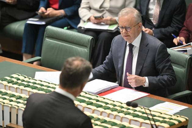 Australien, Debatte im Parlament in Canberra