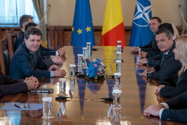 Rumänien, Nicusor Dan trifft Delegationen zu Sondierungsgesprächen in Bukarest