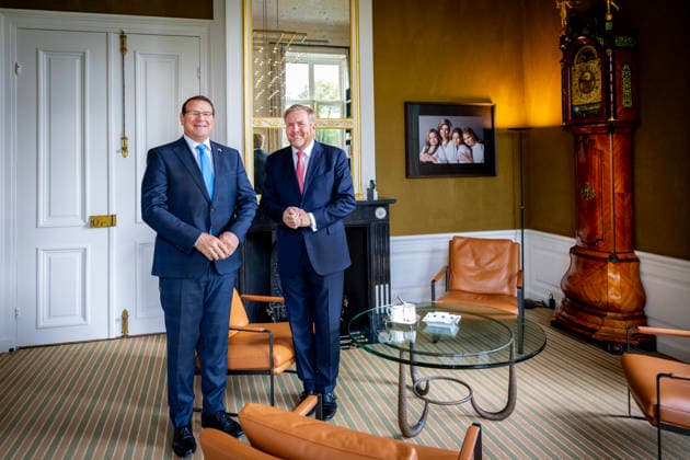 Royals, Niederlande, König Willem-Alexander empfängt Politiker in Den Haag