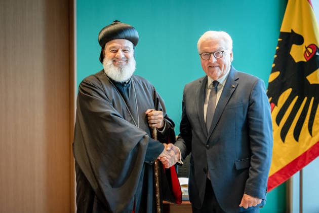 Berlin, Frank-Walter Steinmeier empfängt Patriarch Ignatius Aphrem II.