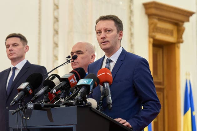 Rumänien, Siegfried Muresan Pressestatement in Bukarest