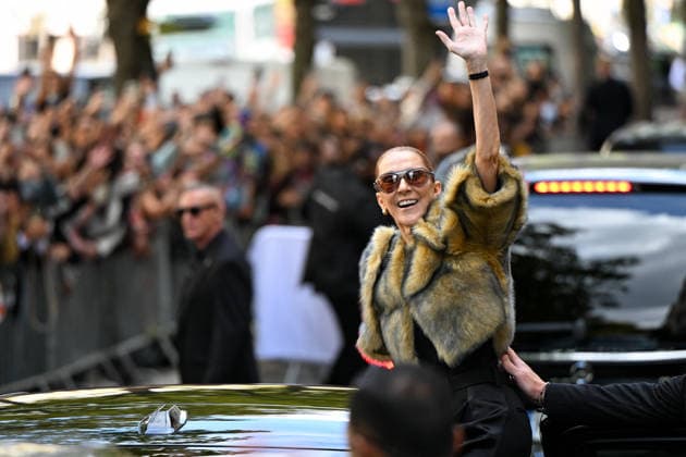 Celebrity, Celine Dion in Paris