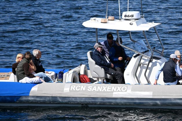 Royals, Juan Carlos von Spanien im Hafen von Sanxenxo