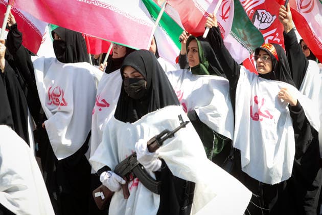 Iran, Protestmarsch nach US- und israelischen Angriffen in Teheran
