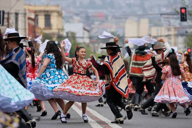 Chile, 216. Jahrestag der Unabhängigkeit in Valparaiso