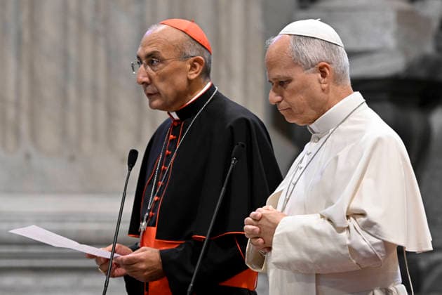 Vatikan, Papst Leo XIV bei Diözesanversammlung in der Lateranbasilika
