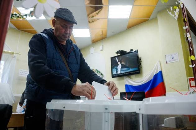 Parlamentswahl in Russland und den besetzten Gebieten