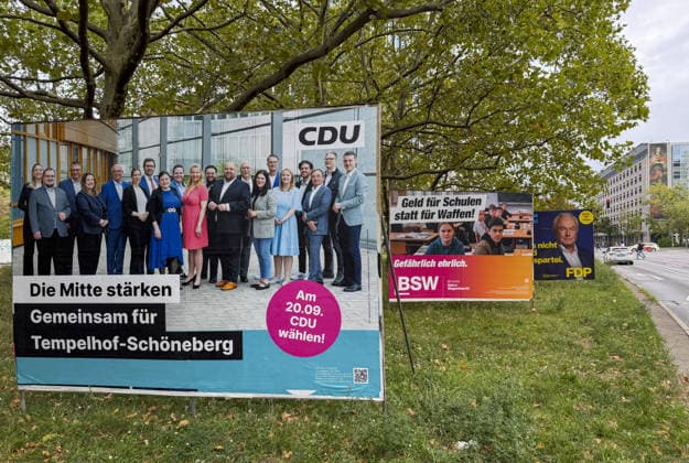 Wahlplakate in Berlin