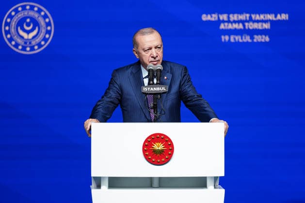 Türkei, Recep Tayyip Erdogan Rede in Ankara